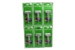 Shaving Razor Set Steel 6 Sets On A Card