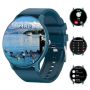 Men's Runner Android & Ios Compatible Smartwatch 1.28 100+ Sports Blue