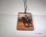 American Indian Wooden Pendant AM6