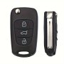 3 Buttons Flip Remote Auto Car Key Shell For Hyundai I20 I30 IX35 I35 For Accent For Solaris For Elantra For Santa Fe For