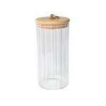 Wave Glass Storage Jar - 700ML