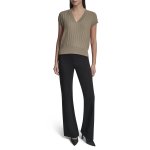 Ribbed Pullover Sweater -light Fatigue