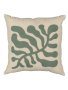 Coastal Cove Embroidered Scatter Cushion - 50X50 / Green