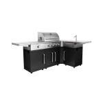 Alva Grand Outdoor 4 Burner Gas Braai
