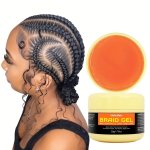 Braid Gel Suitable For Twist Locs Braids Edge No Flake Extra Hold High Shine Braiding Gel & Edge Control Conditioning Gel Extra