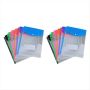 12 Pack Expandable Folders Plastic Envelopes Binder Folders