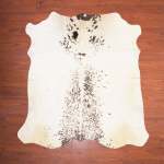 B Grade Nguni Hide 223 Tricolour M - Medium Tricolour Speckled