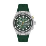Exclusive Men's Round Quartz Watch With Green Dial