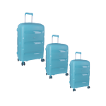 Cellini Cruze 3 Piece Set -turquoise - Ys Travel Bags