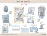Cot Duvet Bedding Rhino And Cloud Set