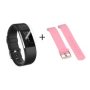 Generic Fitbit Charge 2 Silicone Strap S/m Pink - With Protective Case