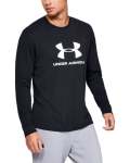 Men's Ua Sportstyle Logo Long Sleeve Shirt - BLACK-001 Md