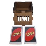 Uno Card Game Storage Box Mdf 12CM