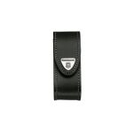 Victorinox Swiss Army Victorinox Medium Black Leather Belt Pouch W hook And Loop Fastener