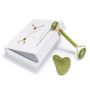 100% Crystal Noiseless Jade Roller And Gua Sha Combo In Gift Box