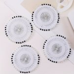 1PACK Candy Color Hijab Pins Basic Simple Fixed Pins Stylish Scarf Bandana Safety Clips For Women