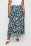 Edit Co-ord Printed Pleated Skirt - Plus Ikat