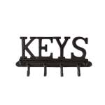 4 Keys Hooks Black