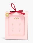 Goldair Gold Plated Cubic Zirconia Stud Earrings Set