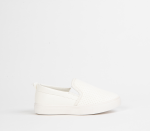 Flat Sneaker - 11 Kids White
