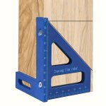 1PC 3D Multi-angle Measuring Ruler Plastic Carpentry Square Protractor Ambidextrous Ergonomic Triangle Scriber With Extra Fine P