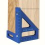 1Pc 3D Multi-Angle Measuring Ruler Plastic Carpentry Square Protractor Ambidextrous Ergonomic Triangle Scriber With Extra Fine Point For 45/90 Degree Drawing Line And Miter Layout Tool.