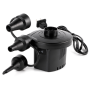 Black Ac Electric Air Pump With 3 Attachable Nozzles
