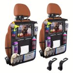 Car Seat Storage Bag Seat Back Storage Bag Multifunctional Storage Bag Car Hanging Bag Rear Seat Anti Kick Christmas Halloween T