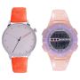 Sunset & Digi Mid-size Ladies Watch Set