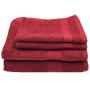 Eqyptian Collection Towel -440GSM -2 Guest Towels 2 Bath Sheets -burgundy