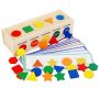 Wooden Color And Shape Sorting Box Toy For Kids - Fun & Educational