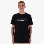 Salomon Mens Crossing Paths Short Sleeve Tee Black - 10XL