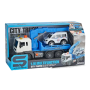 Truck Friction Toy Engineering Vehicles Crane Car Transporter Trailer
