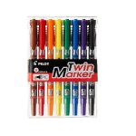 Pilot Twin Marker Set 8 Fine Ex Fine