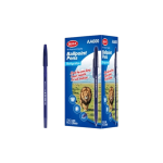 50 Pcs Smooth-write Retractable Pen 0.7MM Fine Tip Blue Ink