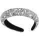Rhinestone Headband Padded Crystal Beaded Handmade Hair Hoops