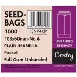 Envelope Seedbag Buff NO4 Box 1000