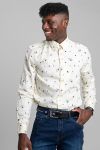 Conversational Icon Print Shirt - Double Extra Large Navy