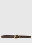 Regina Round Buckle Belt - Lxl Chocolate