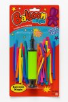 36PC Balloons With Air Pump Assorted Colours