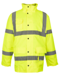Lime Parka Jacket With Reflective Tape - Lime 5XL