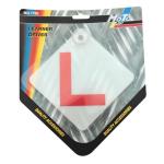 Motoquip Stick On Sign - Learner Driver Glass Stick - L