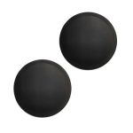 2 Pack Silicone Coasters For Drinks Round Black Coasters With Grooved Design Cup Mat Washable Durable Non-slip Coasters Ideal Fo