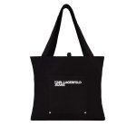 Reversible Shopper Mono Bag -black