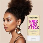 1PCS Hair Wax Stick Pomade Stick For Tames Flyaways Wax Stick Pomade Gel For Wigs Edge Control Slick Stick Hair Pomade Stick Non