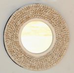 Round Mirror – Shell Frame – 38CM