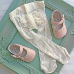 Frilly Stockings – Ivory