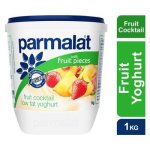 Parmalat Medium Fat Fruit Cocktail Yoghurt 1KG