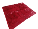 Smte Maroon Fluffy Rug carpet 200X150CM With Keychain