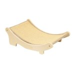 Cat Hammock Bed Wooden Elevated Cat Scratcher Bed For Indoor Cats Easy To Assemble Multifunctional Cats Scratching Hammock For A